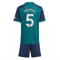 Dječji Nogometni Dres Arsenal Thomas Partey #5 Rezervni 2023-24 Kratak Rukav (+ Kratke hlače)
